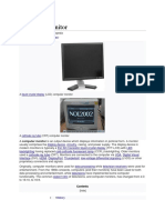 Computer Monitor: From Wikipedia, The Free Encyclopedia