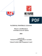 2016 NFLPA Drug Policy