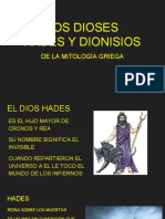 Los Dioses Hades y Dionisos