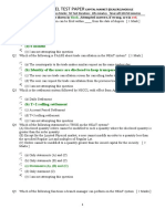 NCFM Model Test Paper Capital Market