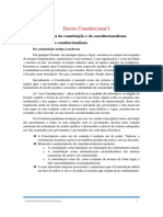 Apontamentos de Direito Constitucional I