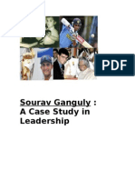 Leadership Case Study On Saurav Ganguly