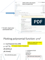 Python: - To Start, Input Your Commands Here