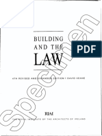 Building and The Law - Contents