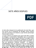 SIETE AÑOS DESPUES - Libro Las Venas Abiertas de America Latina