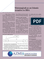 Musharakah Mutanaqisah As An Islamic Financing Alternative To BBA