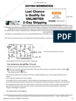 Car Antenna Amplifier Circuit