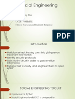 Social Engineering: How Yoong Han TP038203 UC2F1704IT (ISS) Ethical Hacking and Incident Response