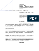 Solicitud de Verificacion de Consumo de Energía