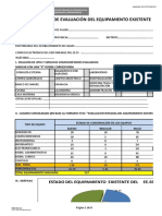 Informe de Evaluacion de Equipamiento Existente