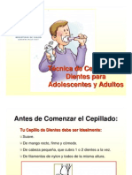 Tecnica de Cepillado para Adolescentes y Adultos 01