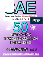 CAE 50 Key Word Transformation Vol 3