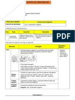 Sesiones de Aprendizaje - 3°