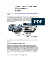 Perodua Myvi Vs Proton New Saga BLM Review