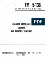 Fm5-136 Engineer Battalion Airborne and Airmobile Divisions 1967