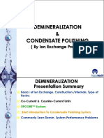 Demineralization and Condensate Polishing Basics