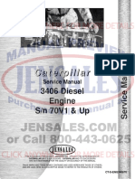 Caterpillar 3406 Engine Service Manual S N 70v1