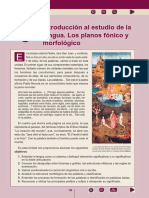 5 - Introducción Al Estudio de La Lengua. Los Planos Fónico y Morfológico