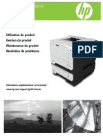 Imprimante HP LaserJet P3015 Guide Et Mode D'emploi