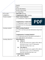 Sample Lesson Plan NW