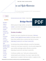 Bridge Rectifier - Definition, Construction and Working