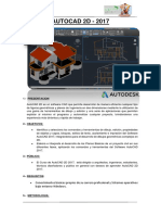 Temario Autocad 2d 2017