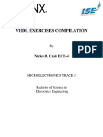 VHDL - Xilinx Exercises Compilation