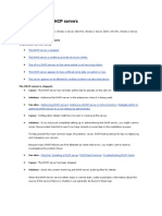 Troubleshooting DHCP Server