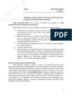 Curs 2 DPT - Particularitati Morfofunctionale Ale DPT