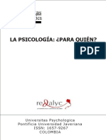 La Psicología ¿Para Quién