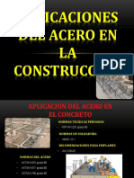 Aplicaciones Del Acero en El Concreto