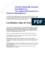 Tipos de Texto 1