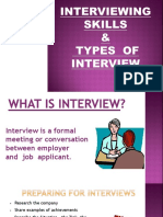 Interviewing Skills N Interview Types Final