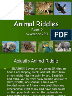 Animal Riddles Powerpoint