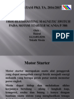 Troubleshooting Magnetic Switch Pada Motor Starter Scania P