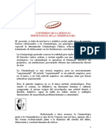 Importancia de La Criminología PDF