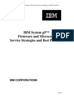 IBM System p5™ Firmware and Microcode Service Strategies and Best Practices