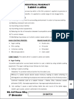 Tablet Coating PDF