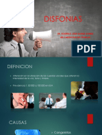 Disfonias