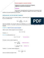 Sec 12.4, Vectores Tangente y Normal