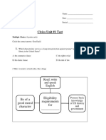 Civics Unit 1 Test Shortened Version