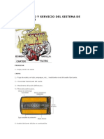 Diagnostico y Servicio Del Sistema de Lubricacion