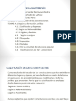 Clasificación de Las Constituciones