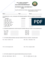 2nd Periodic Test Math 8