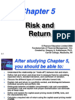 Risk and Return Chapter 5