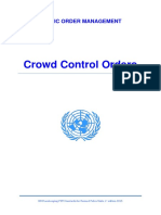 Crowd Control Orders