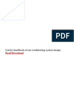 Carrier Handbook of Air Conditioning System Design Edition of Hvac Engineers Handbook It Has Become Widely Known Hvac Technician Certification Handbook by Carrier