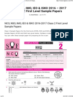 226 2017 Class 2 First Level Sample Papers - AglaSem Schools)