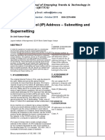 Supernetting: Internet Protocol (IP) Address - Subnetting and