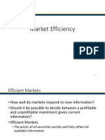 Market Efficiency 1